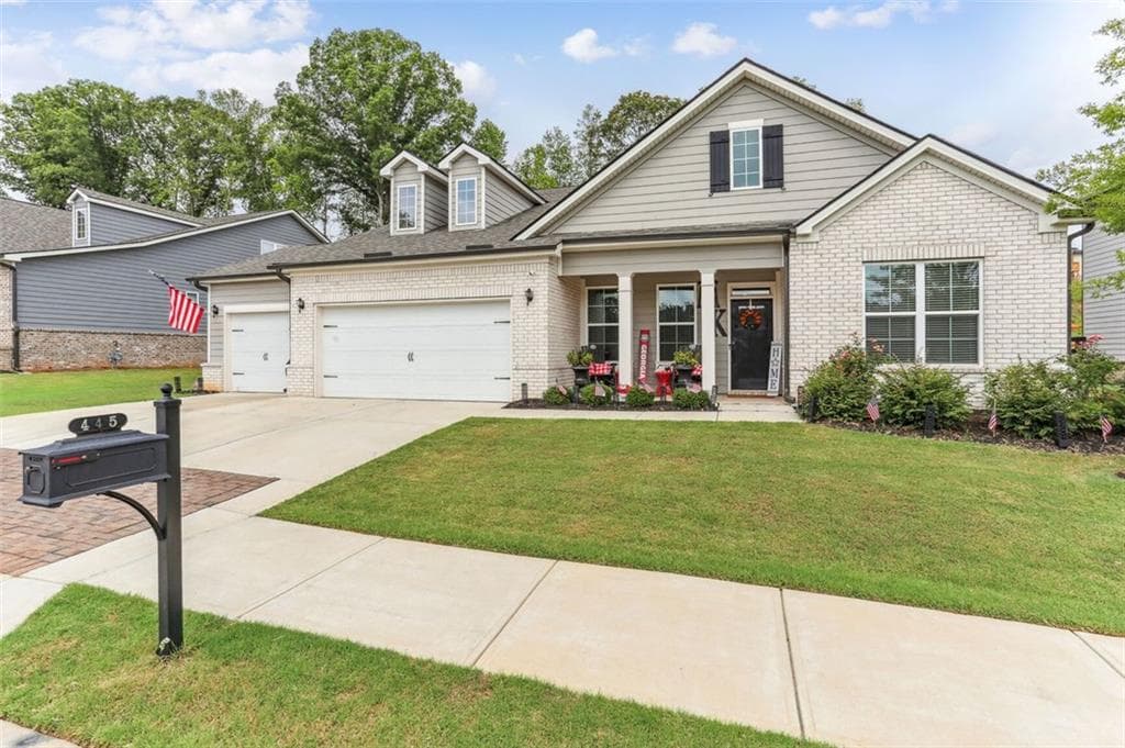 3 bedroom, 4 bathroom single family residence sold at 445 CARMICHAEL Circle, Canton, GA 30115