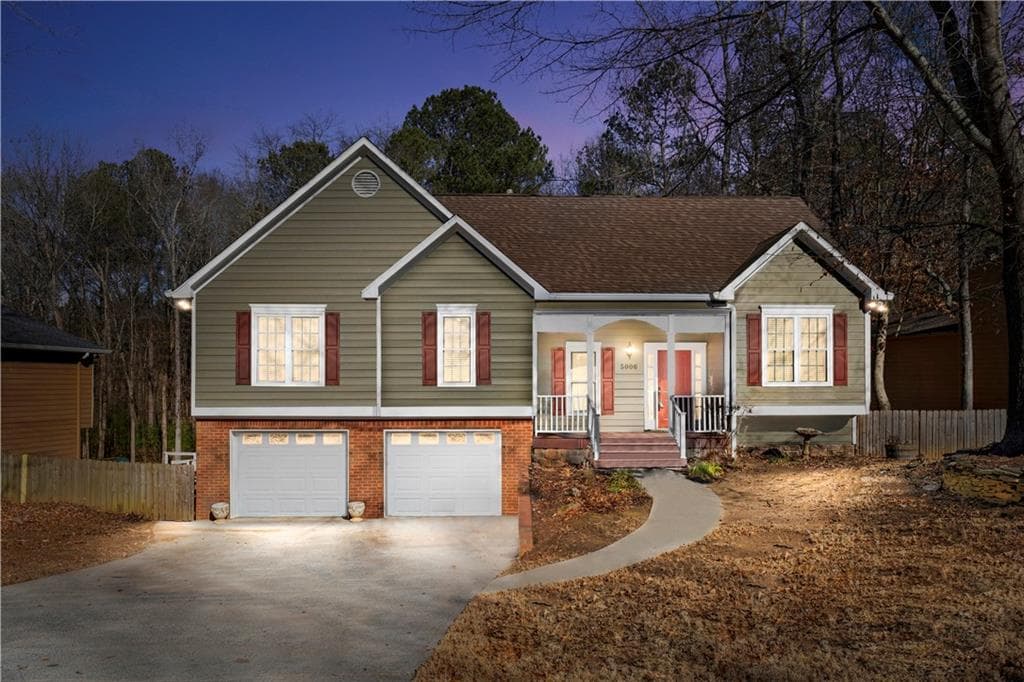 4 bedroom, 3 bathroom single family residence sold at 5006 Sunbrook Way, Acworth, GA 30101