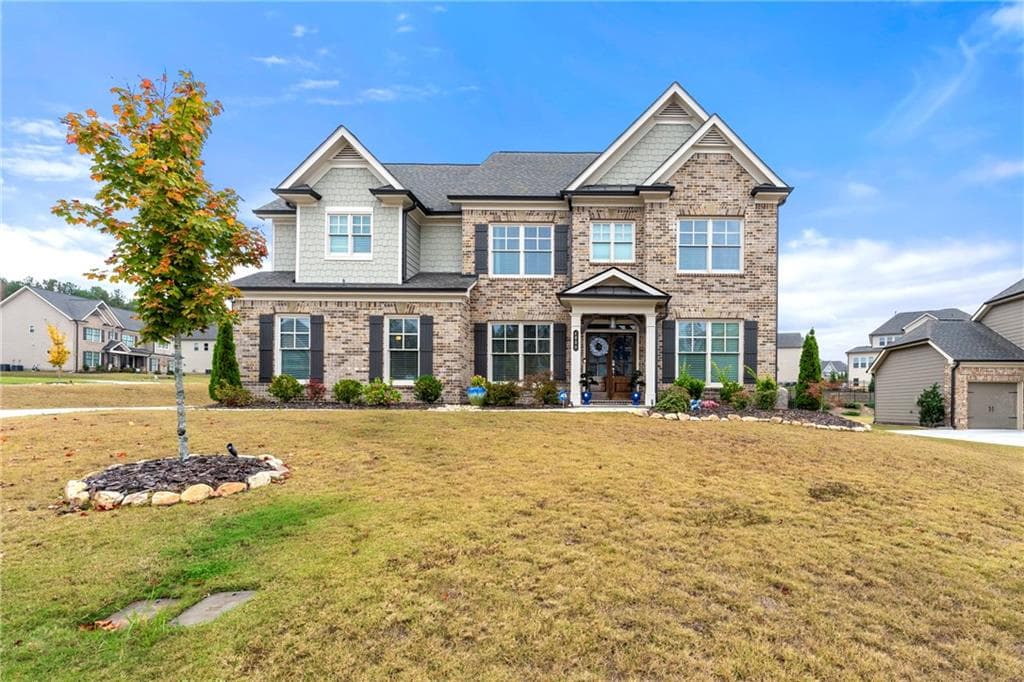 5 bedroom, 4 bathroom single family residence sold at 4880 Gablestone Crossing, Hoschton, GA 30548