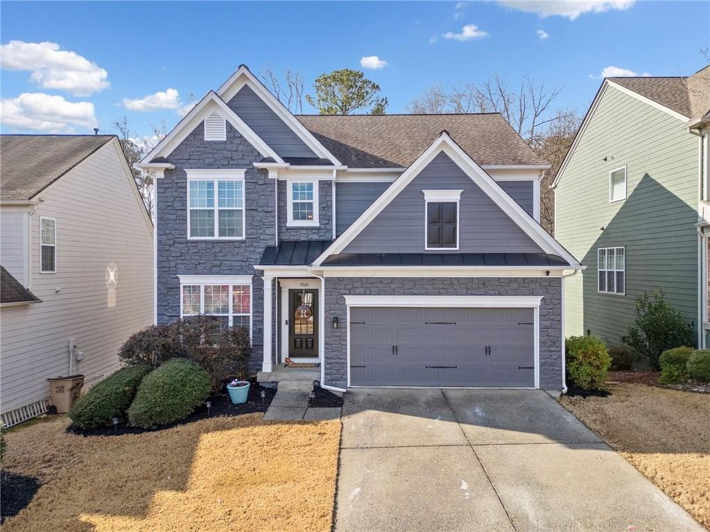 4 bedroom, 4 bathroom single family residence sold at 958 Idlewood Drive, Canton, GA 30115