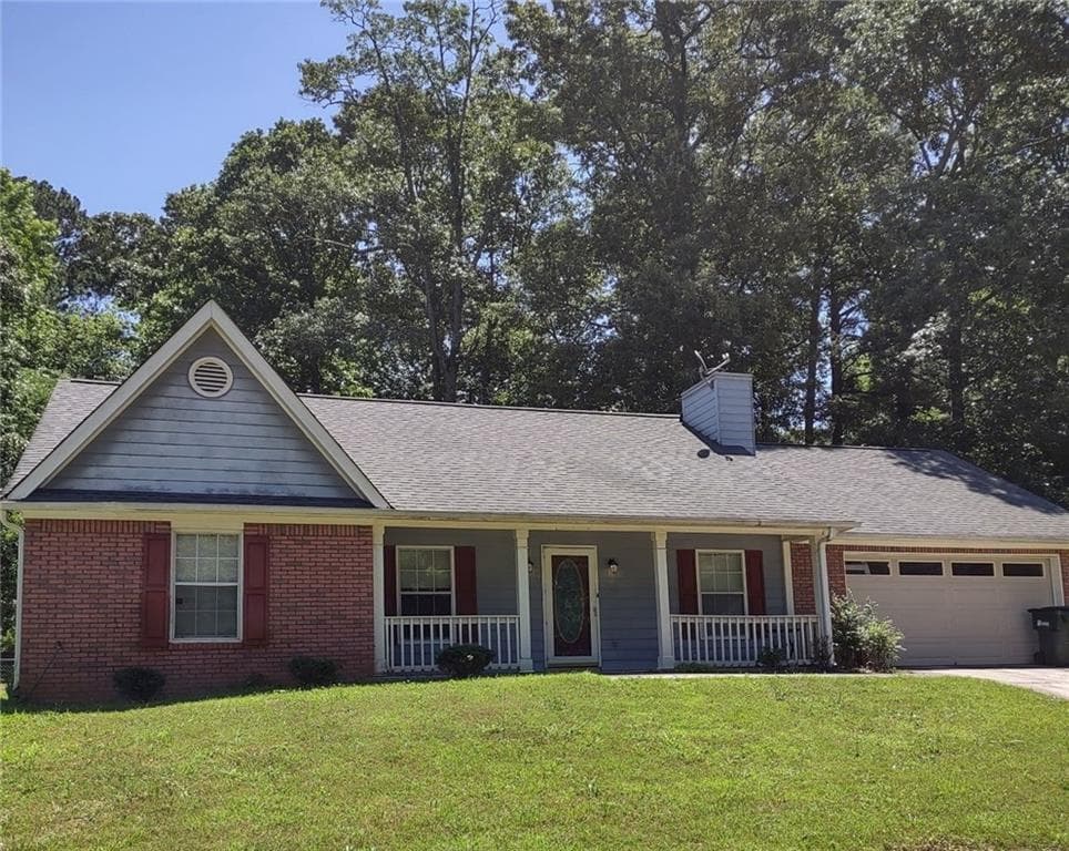 3 bedroom, 2 bathroom single family residence sold at 9220 Melody Circle, Covington, GA 30014