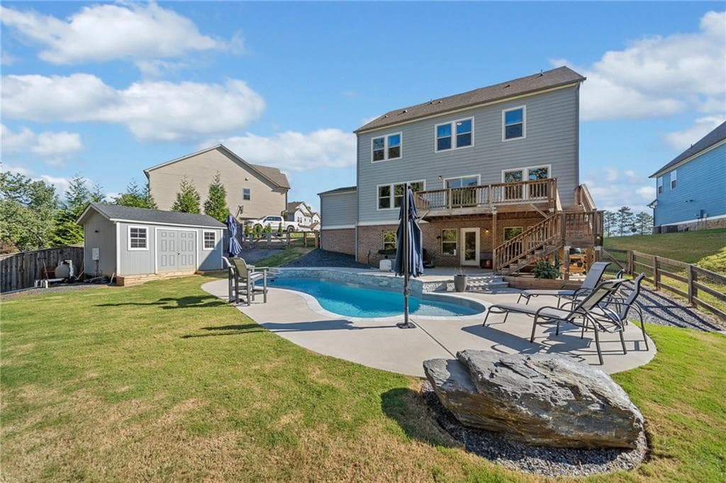 4 bedroom, 3 bathroom single family residence sold at 7 Ridgemont Way, Cartersville, GA 30120