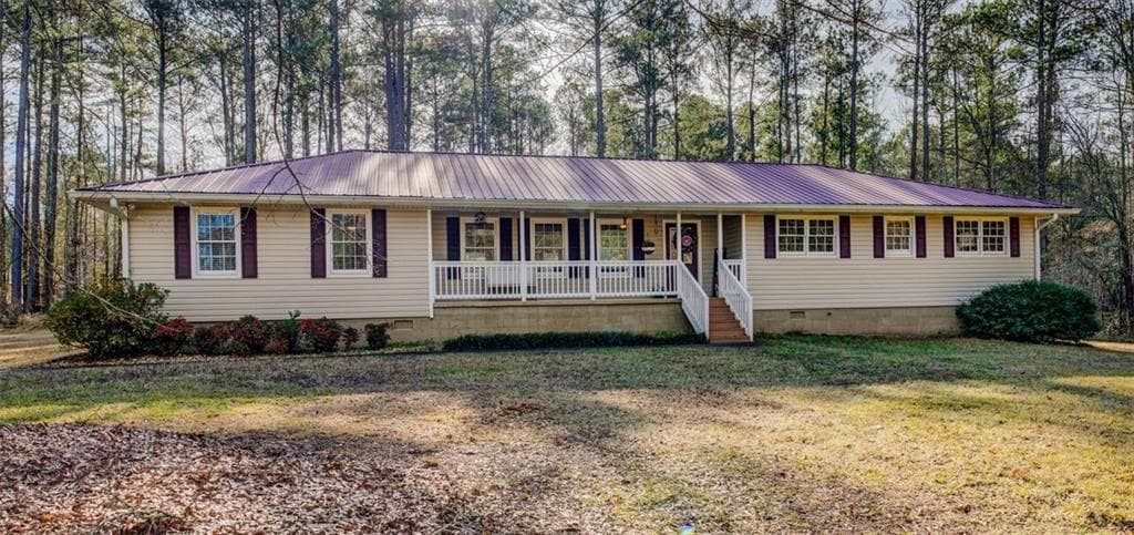 4 bedroom, 3 bathroom single family residence sold at 1481 ESTES Road, Rutledge, GA 30663