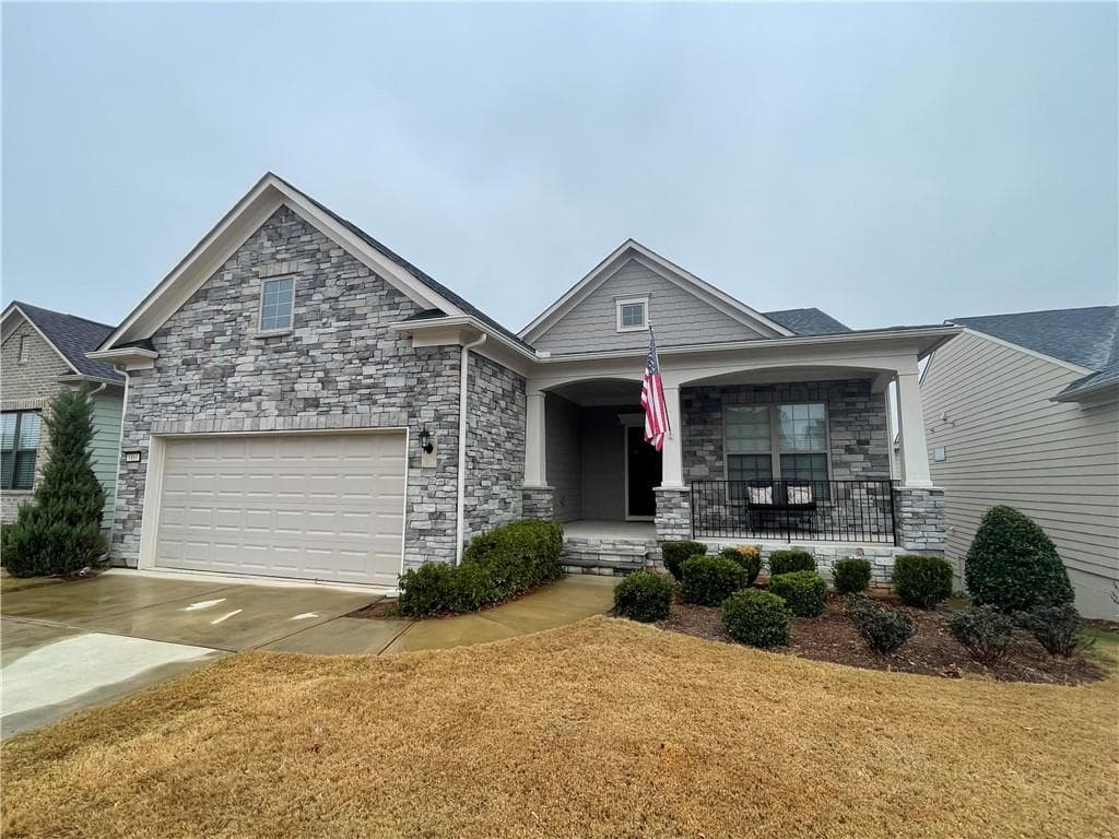 3 bedroom, 3 bathroom single family residence sold at 5860 Collier Bridge Lane, Hoschton, GA 30548