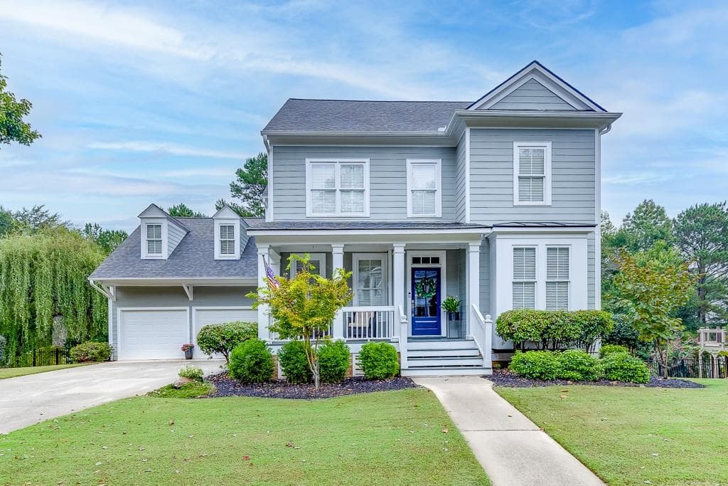 4 bedroom, 5 bathroom single family residence sold at 5836 Peacock Lane, Hoschton, GA 30548