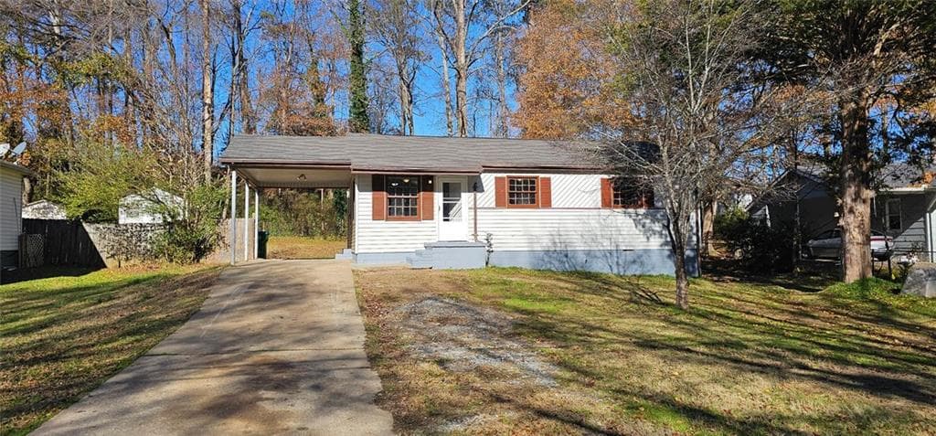2 bedroom, 2 bathroom, 912 sq ft single family residence sold at 2030 SANDERS Drive, Austell, GA 30168