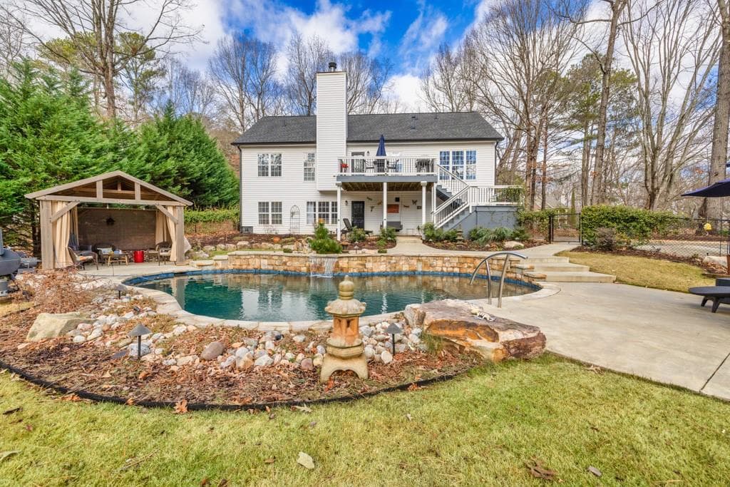 4 bedroom, 3 bathroom, 2,381 sq ft single family residence sold at 1010 Woodward Park Drive, Suwanee, GA 30024