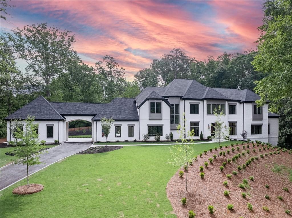 6 bedroom, 7 bathroom, 8,609 sq ft single family residence sold at 5271 Lake Forrest Drive, Atlanta, GA 30342