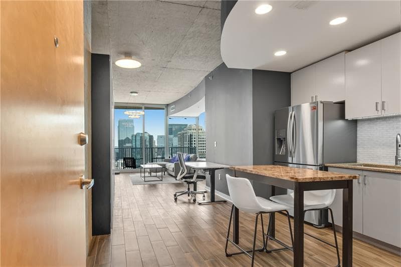 1 bedroom, 1 bathroom condominium sold at 860 Peachtree Street 2513, Atlanta, GA 30308