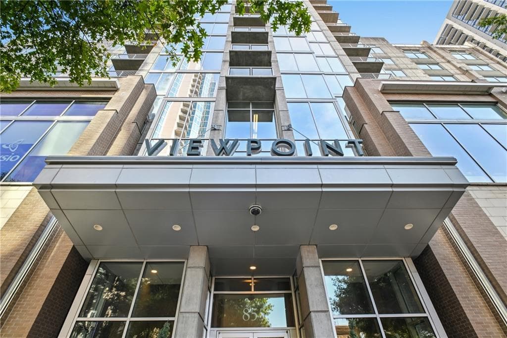 2 bedroom, 1 bathroom condominium sold at 855 Peachtree Street 2911, Atlanta, GA 30308