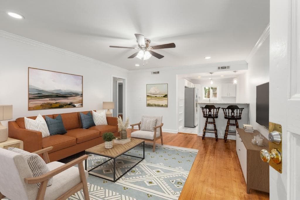 2 bedroom, 1 bathroom condominium sold at 343 8th Street H1, Atlanta, GA 30309