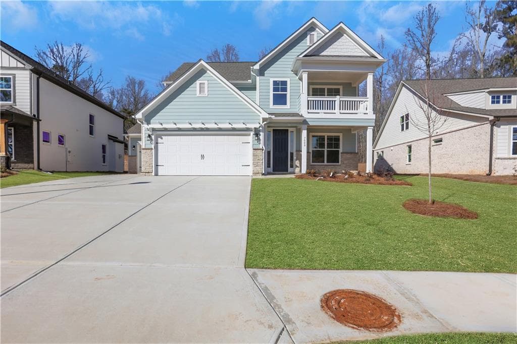4 bedroom, 3 bathroom single family residence sold at 7000 Manchester Drive, Flowery Branch, GA 30542