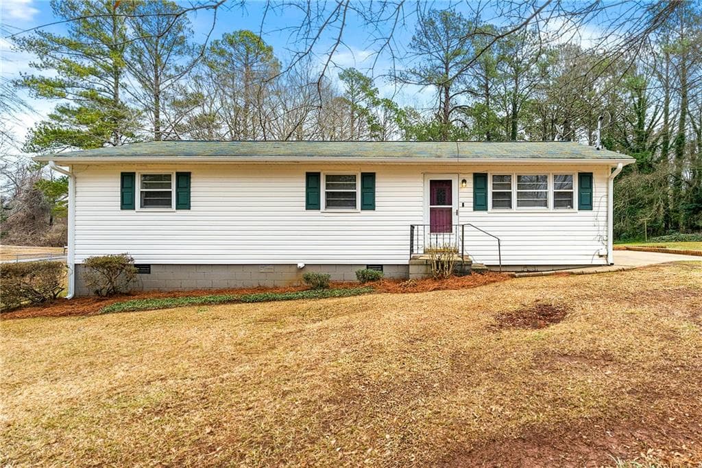 3 bedroom, 1 bathroom single family residence sold at 3062 Sunset Road, Conyers, GA 30094