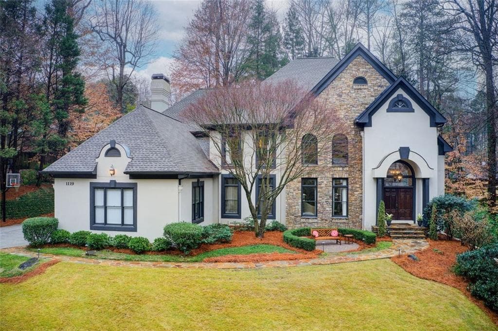 5 bedroom, 6 bathroom, 5,843 sq ft single family residence sold at 1119 ROXBORO POINTE, Atlanta, GA 30324