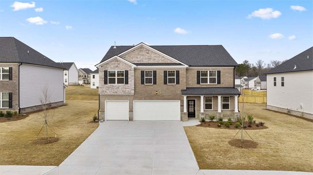5 bedroom, 5 bathroom single family residence sold at 1029 Blue Juniper Circle, Loganville, GA 30052