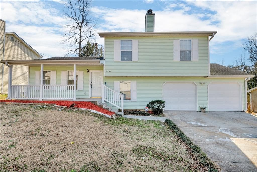 3 bedroom, 3 bathroom single family residence sold at 6137 RALEIGH OAKS Court, Lithonia, GA 30058