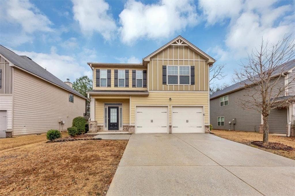 4 bedroom, 3 bathroom single family residence sold at 7502 SPRINGBOX Drive, Fairburn, GA 30213