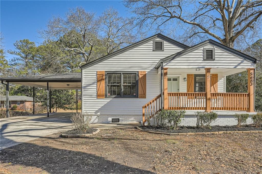 3 bedroom, 2 bathroom single family residence sold at 5603 Owens Drive, Austell, GA 30106