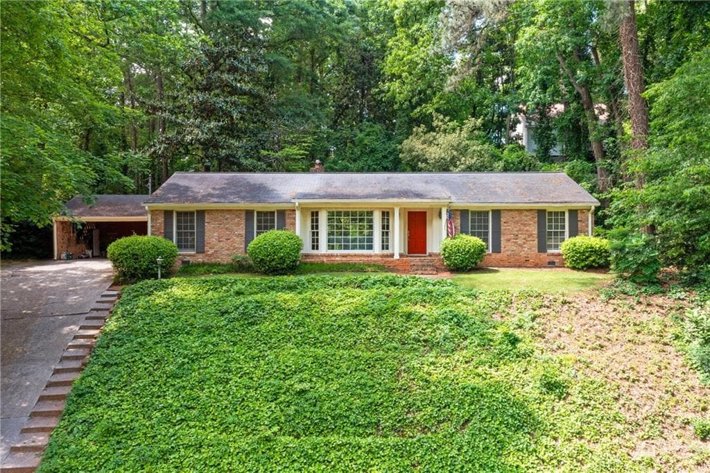 4 bedroom, 3 bathroom, 1,854 sq ft single family residence sold at 6550 Bridgewood Valley Road, Atlanta, GA 30328