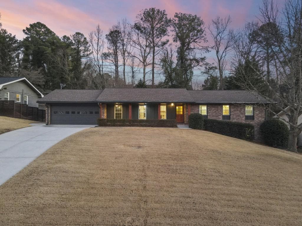 3 bedroom, 2 bathroom single family residence sold at 3384 Hidden Acres Drive, Atlanta, GA 30340