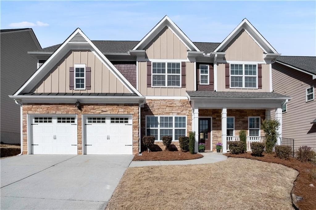 5 bedroom, 3 bathroom single family residence sold at 6170 Pierless Landing, Sugar Hill, GA 30518