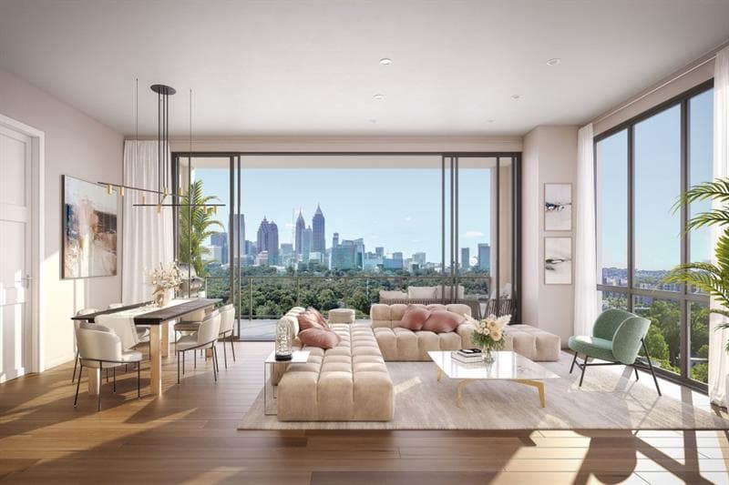2 bedroom, 3 bathroom condominium sold at 2425 Peachtree Road 810, Atlanta, GA 30305