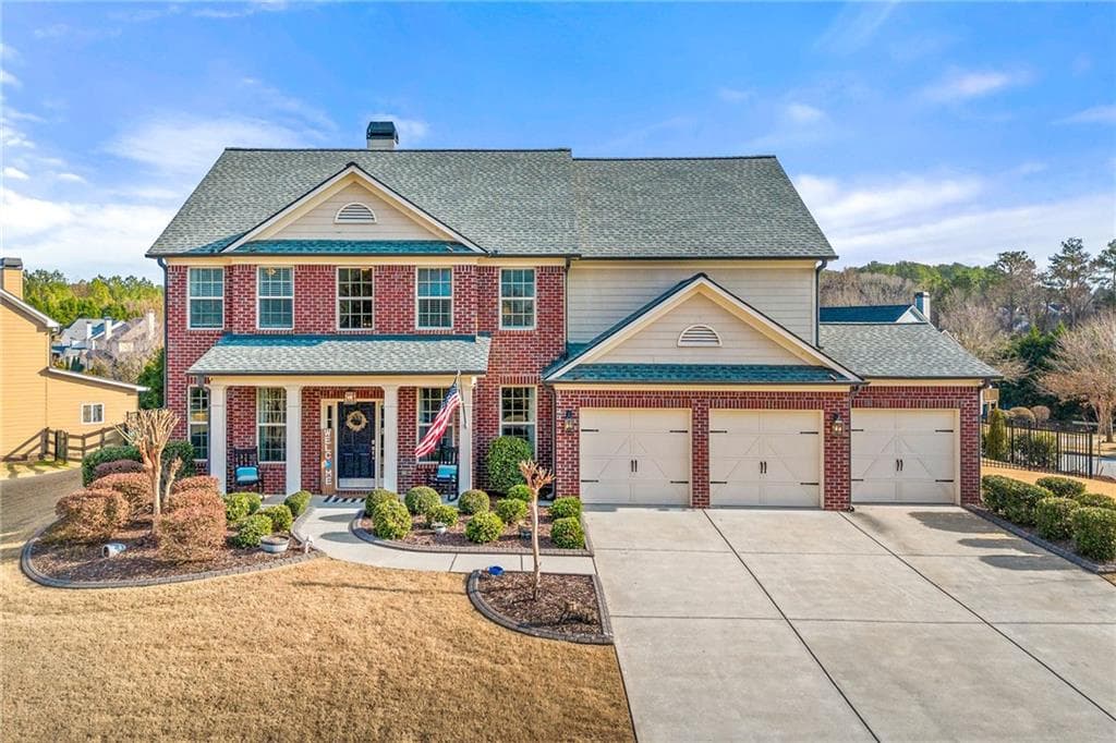 5 bedroom, 3 bathroom single family residence sold at 345 Spotted Ridge, Woodstock, GA 30188