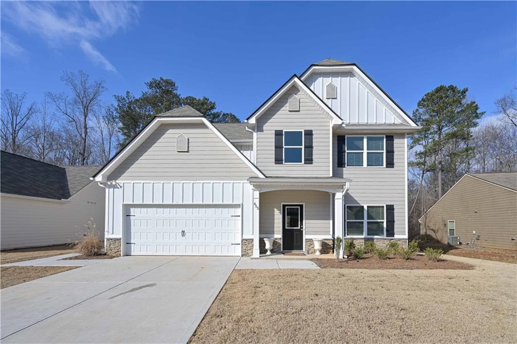 4 bedroom, 3 bathroom single family residence sold at 455 Charleston Place, Villa Rica, GA 30180