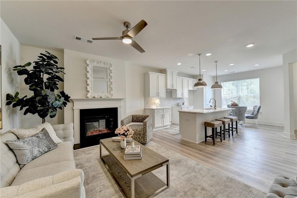 3 bedroom, 3 bathroom townhouse sold at 2763 Sandy Road, Conyers, GA 30013
