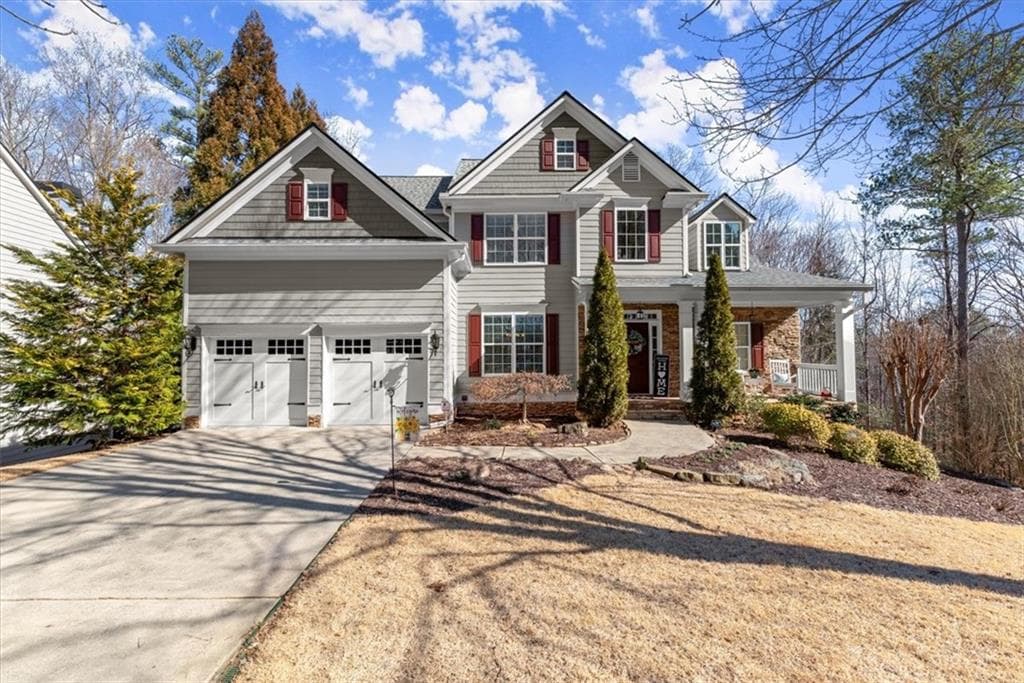 6 bedroom, 4 bathroom single family residence sold at 423 Treetop Circle, Canton, GA 30115