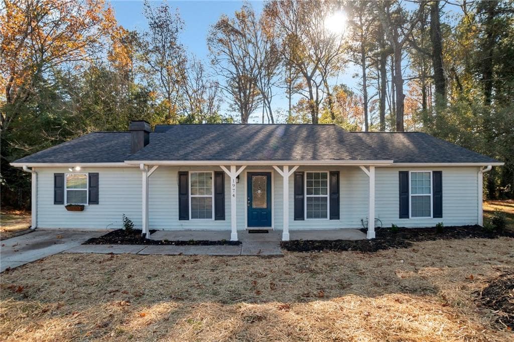 3 bedroom, 2 bathroom single family residence sold at 1974 Young Road, Lithonia, GA 30058