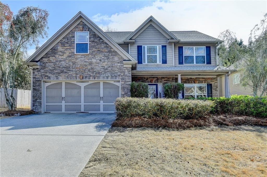 4 bedroom, 3 bathroom single family residence sold at 1109 Arbor Grove Way, Buford, GA 30518