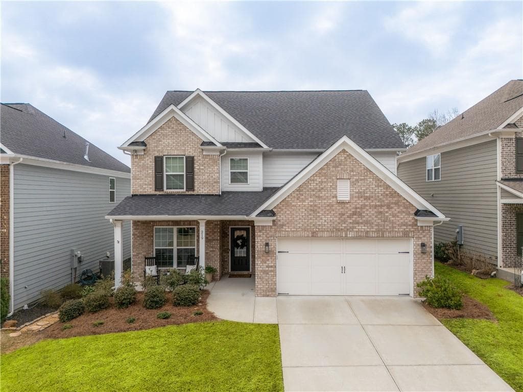 4 bedroom, 3 bathroom single family residence sold at 219 Gaston Court, Canton, GA 30115
