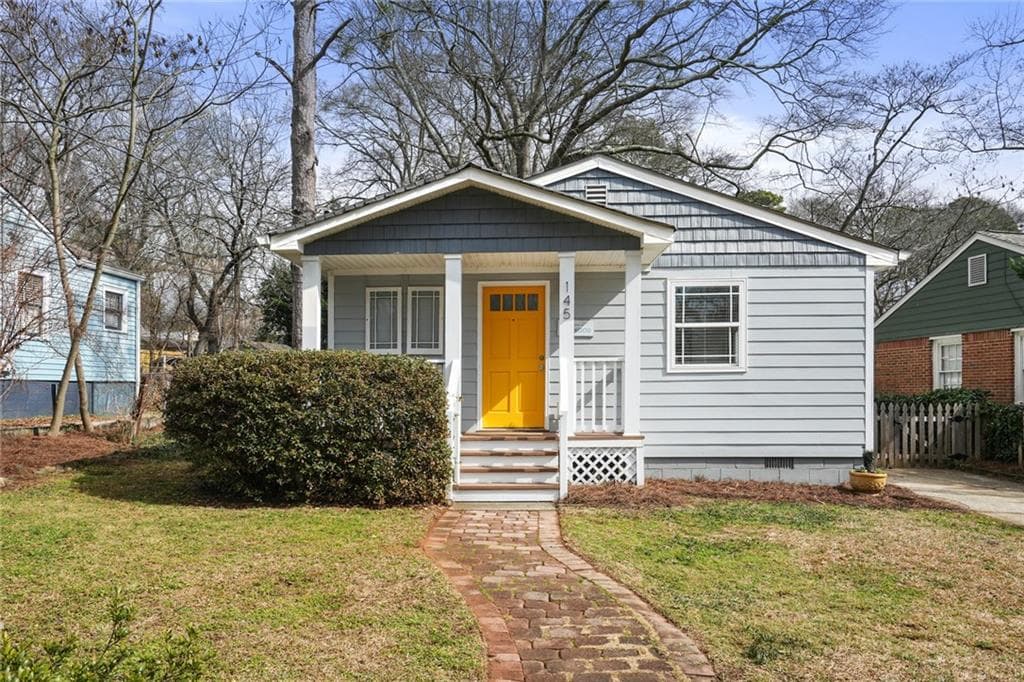3 bedroom, 1 bathroom, 1,125 sq ft single family residence sold at 145 Murray Hill Avenue, Atlanta, GA 30317