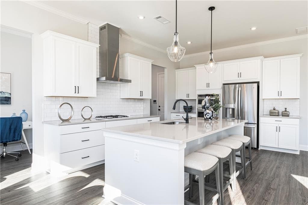 5 bedroom, 3 bathroom single family residence sold at 216 Birchwood Row, Holly Springs, GA 30115