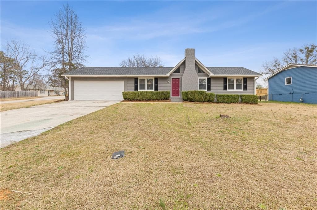 3 bedroom, 2 bathroom single family residence sold at 4900 Cherokee Way, Conyers, GA 30094