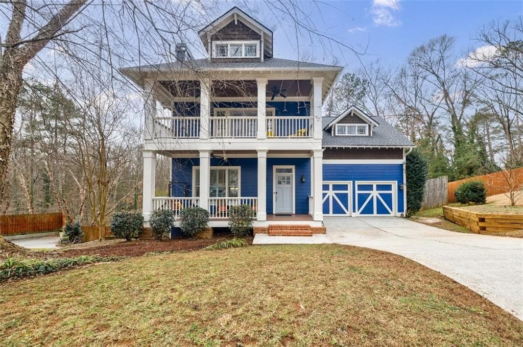 5 bedroom, 4 bathroom single family residence sold at 1721 Streamview Drive, Atlanta, GA 30316