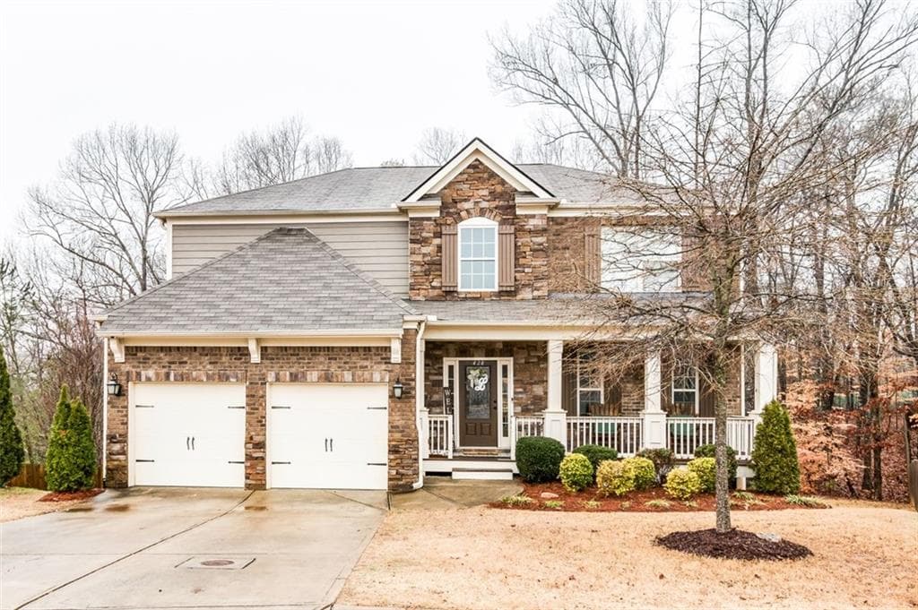 6 bedroom, 4 bathroom single family residence sold at 428 PROVIDENCE WALK Street, Canton, GA 30114