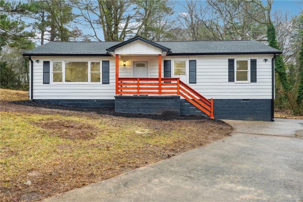 3 bedroom, 2 bathroom single family residence sold at 2595 Old Toney Road, Ellenwood, GA 30294