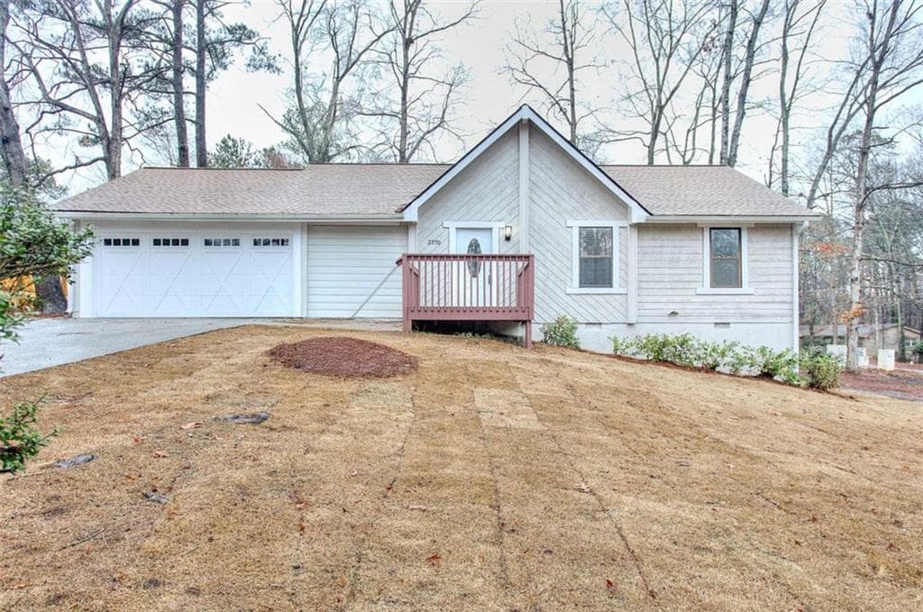 3 bedroom, 2 bathroom single family residence sold at 2370 Old Mill Drive, Conyers, GA 30094