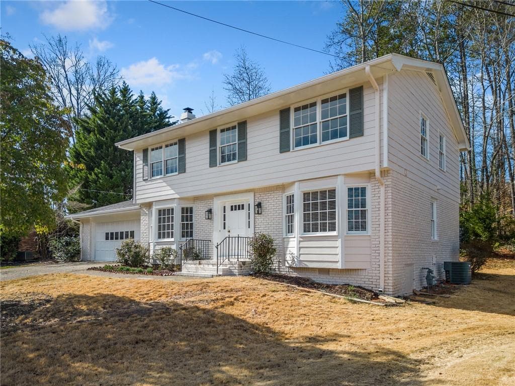 4 bedroom, 3 bathroom, 2,418 sq ft single family residence sold at 4590 Mountain Creek Drive, Roswell, GA 30075
