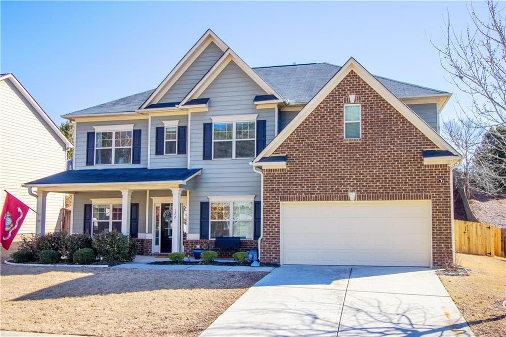 5 bedroom, 4 bathroom single family residence sold at 172 Cherokee Reserve Circle, Canton, GA 30115