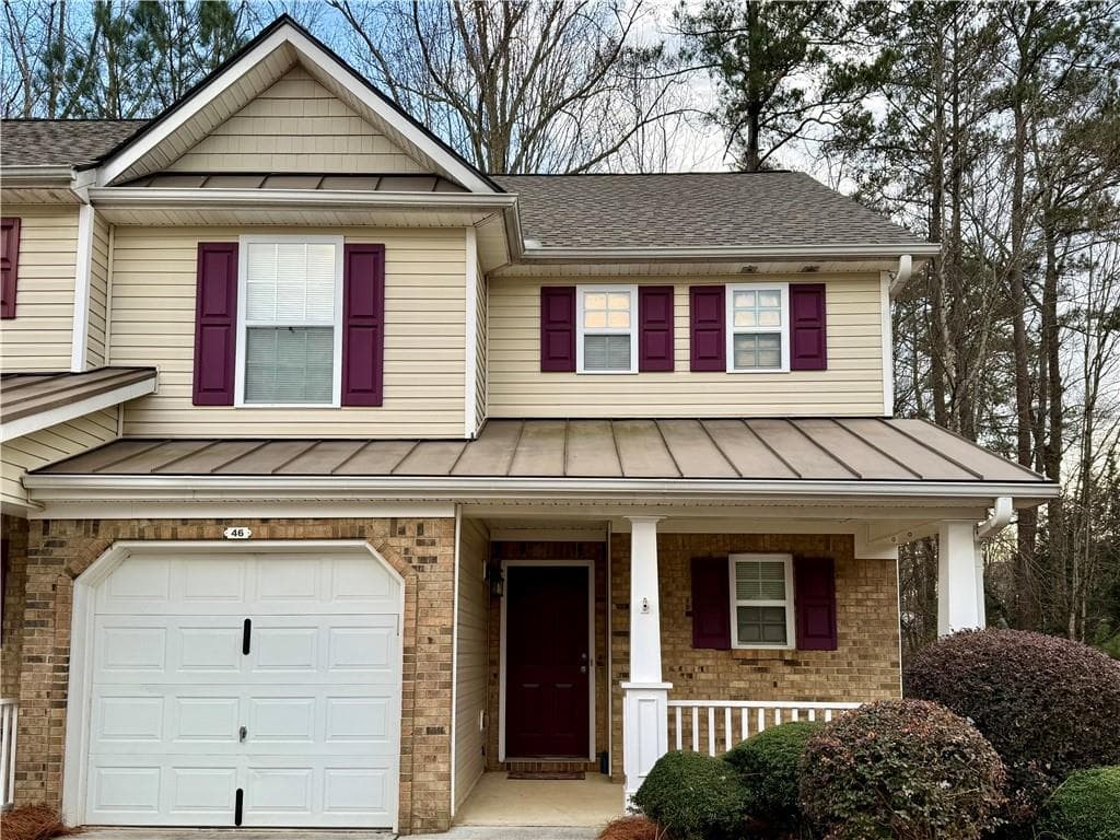 2 bedroom, 3 bathroom townhouse sold at 46 Darbys Crossing Court, Hiram, GA 30141