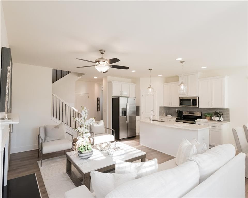 3 bedroom, 3 bathroom townhouse sold at 1597 Aiden Way 47, Conyers, GA 30013