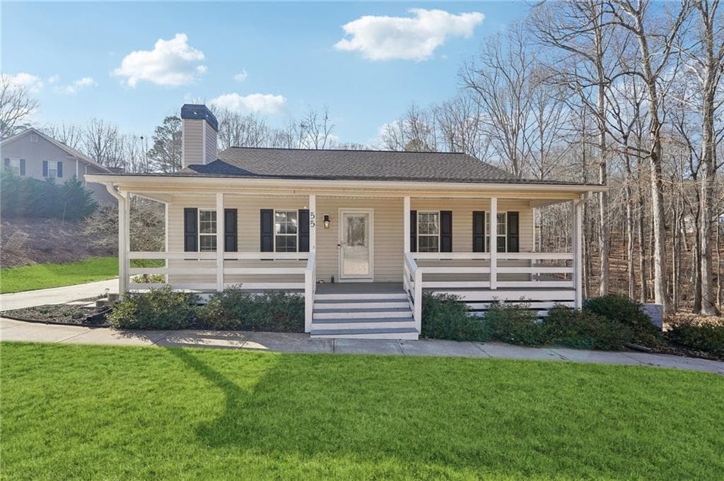 4 bedroom, 3 bathroom single family residence sold at 55 Butler Lane, Newnan, GA 30263