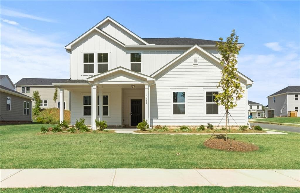 4 bedroom, 3 bathroom single family residence sold at 3650 Olive Grove Lane, Covington, GA 30016