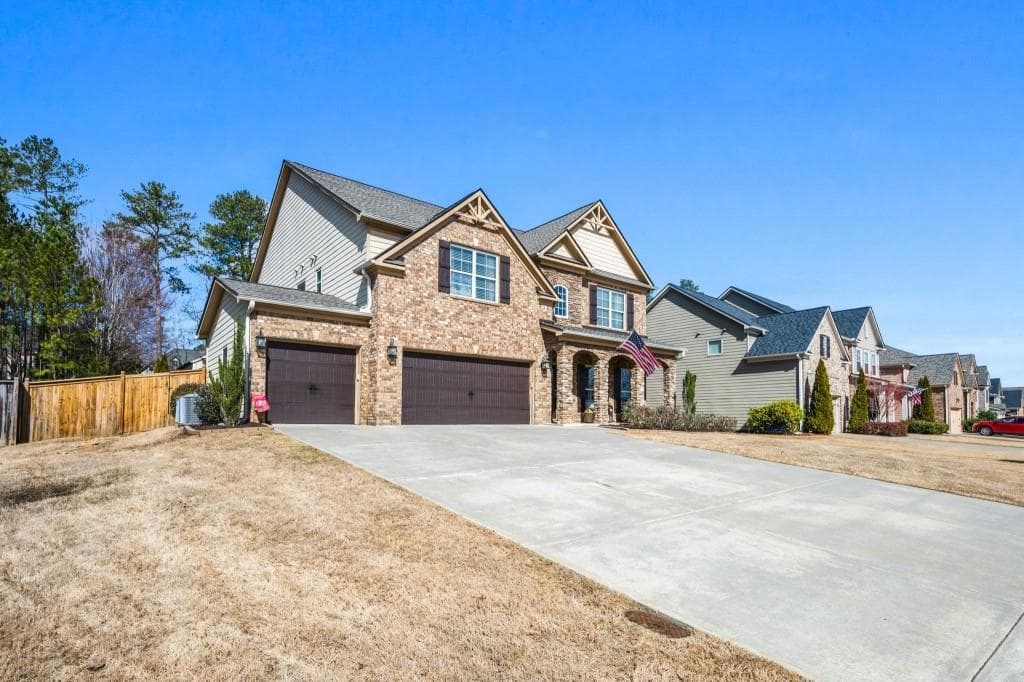 5 bedroom, 4 bathroom single family residence sold at 223 Parc Drive, Canton, GA 30114