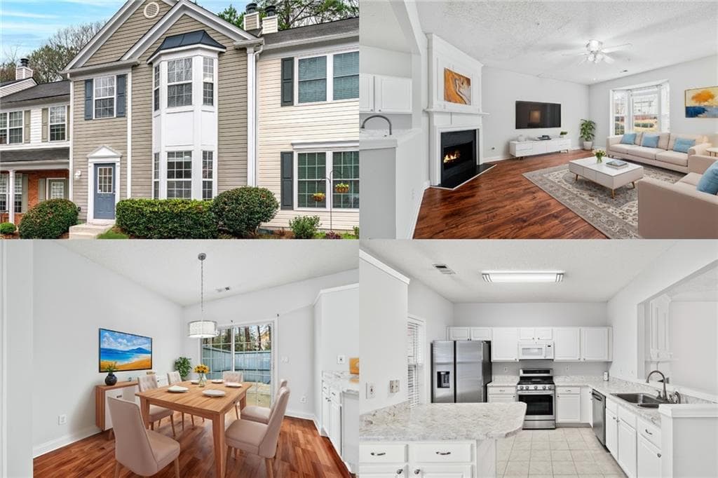 3 bedroom, 3 bathroom townhouse sold at 2780 Ashleigh Lane, Alpharetta, GA 30004