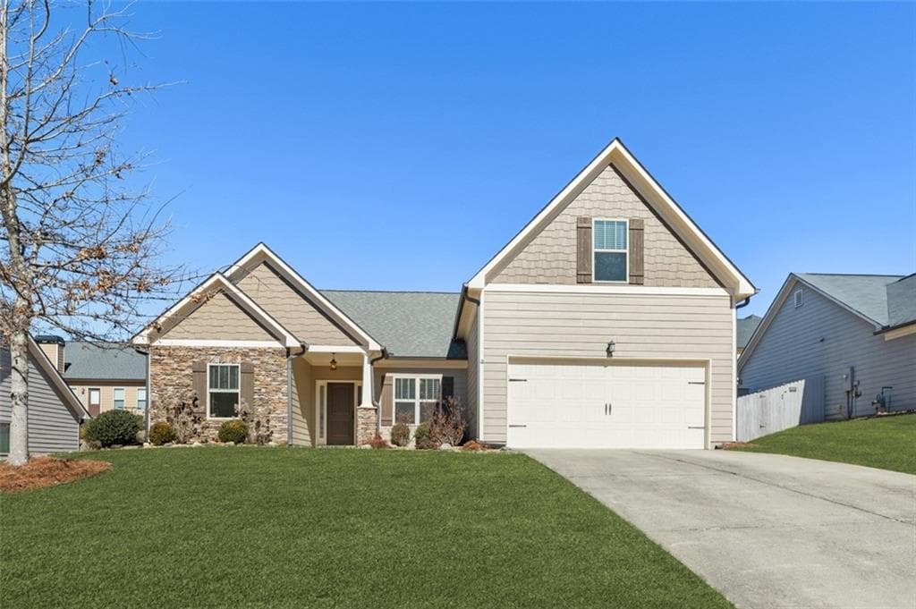 4 bedroom, 2 bathroom single family residence sold at 45 Harrier Drive, Dawsonville, GA 30534