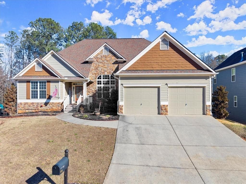 5 bedroom, 4 bathroom single family residence sold at 314 Mountain Laurel Walk, Canton, GA 30114